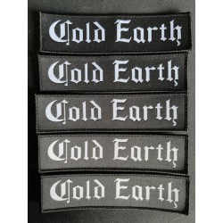 COLD EARTH - Logo, Patch