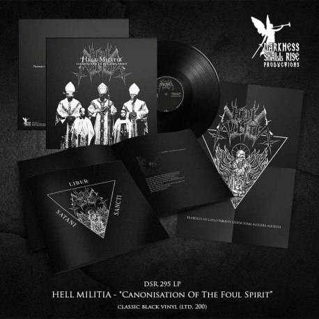 HELL MILITIA – Canonisation Of The Foul Spirit, LP [black]