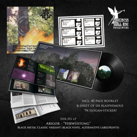 [PRE-ORDER] ABIGOR - Verwüstung / Invoke The Dark Age, LP [black]